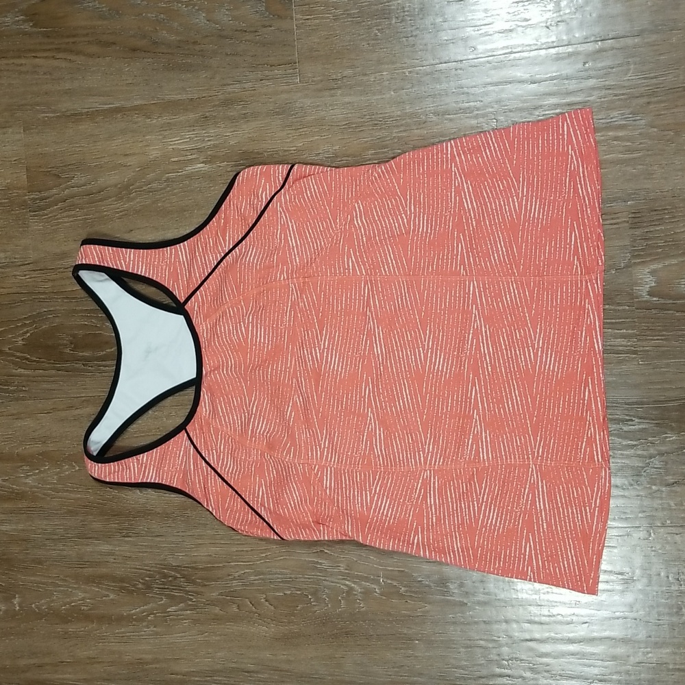(XL) Hyba Athletic Sporty Gym Yoga Outdoor Running Hybamove Heathered Racerback
